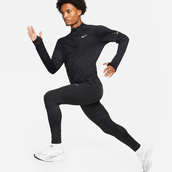 Nike Men's Dri-Fit Element Half Zip Running Pullover Top Black Medium - Picture 10 of 11